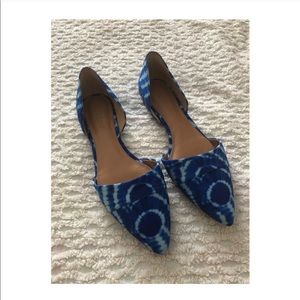 J. Crew Factory Tie Dye D’Orsay Flats
